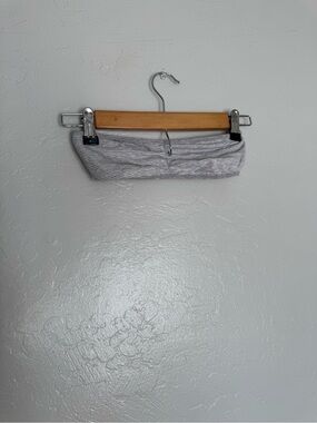 PINK Victoria's Secret Gray Striped Bandeau